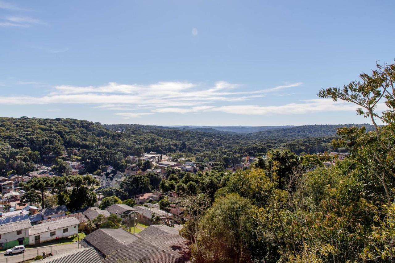 Apto De 2 Quartos Acomoda Até 6 Hóspedes Gramado Esterno foto